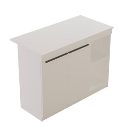 Hanah Home Mesa de Cocina OR2-W Tablero de Partículas Melaminado Blanco 120x60cm